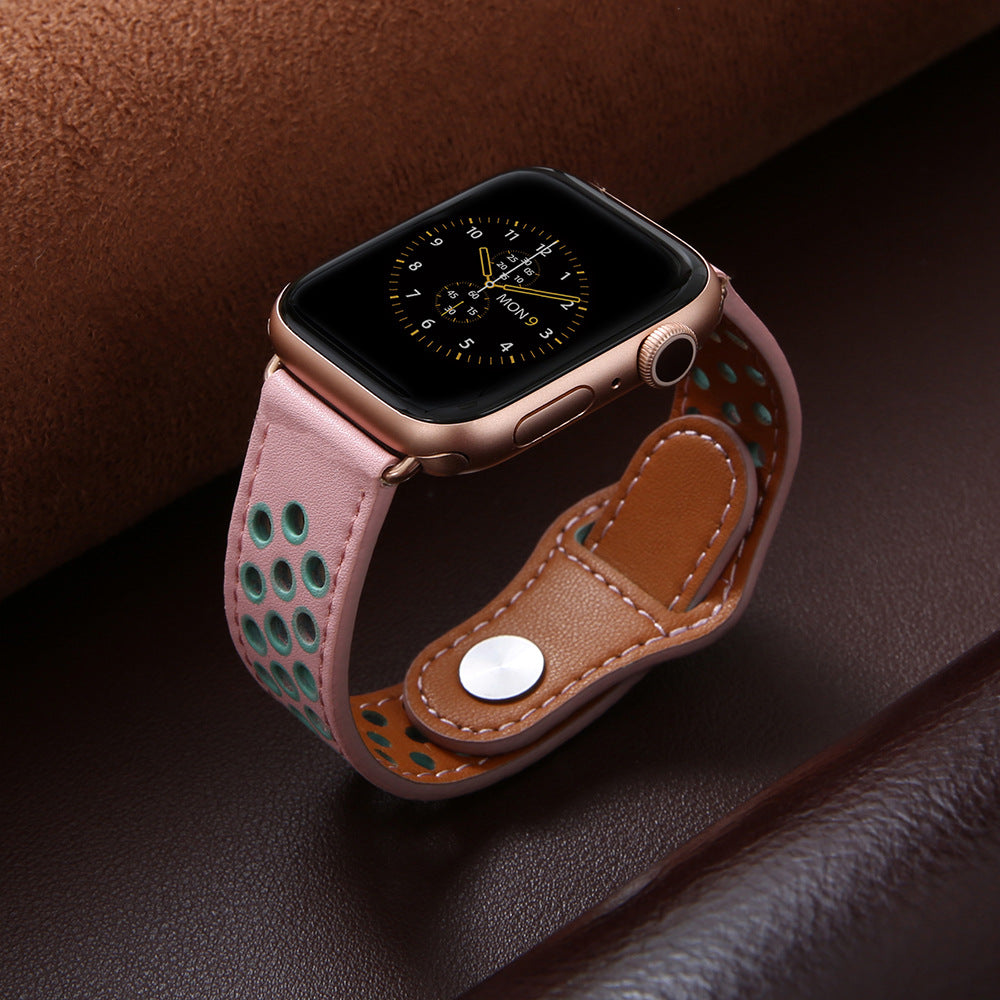 Leather Bracelet Watch Chain for Men and Women