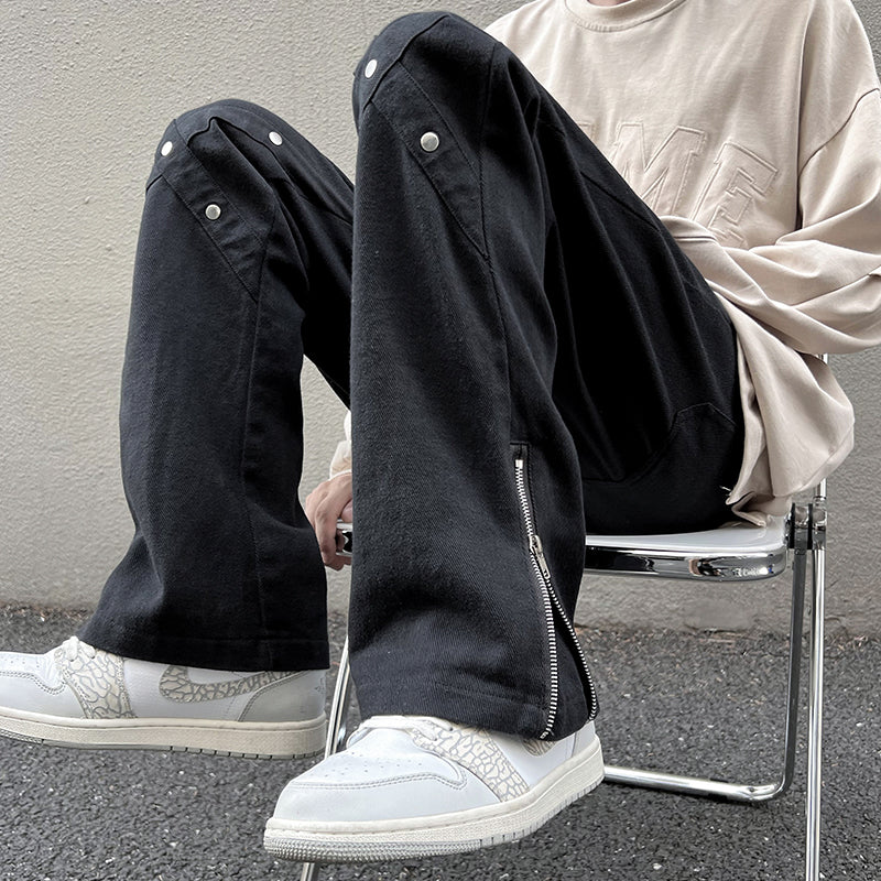 Zipper Jeans for Men by TideGangster