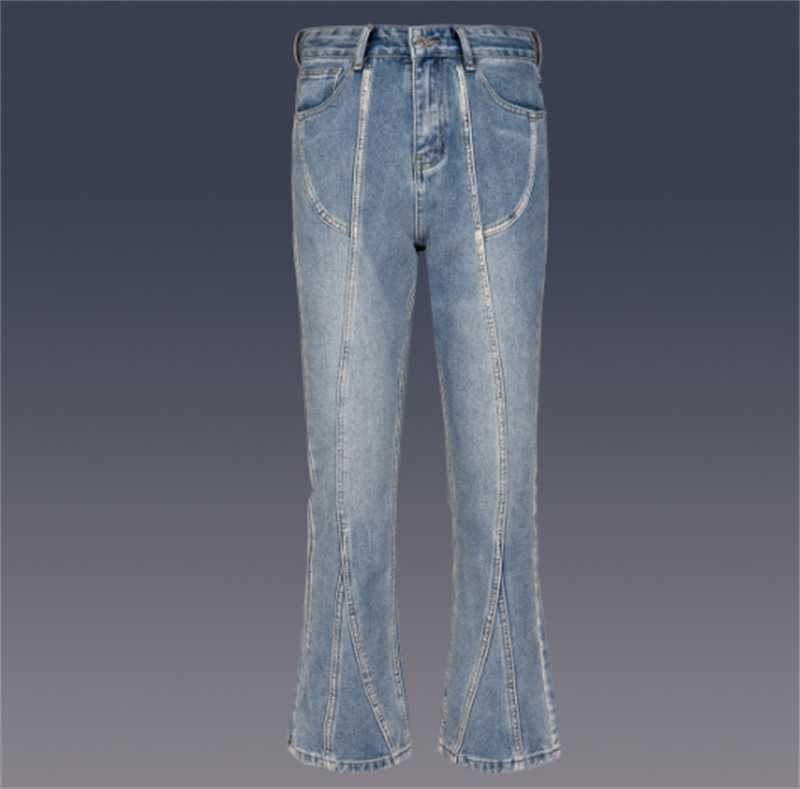 Mild Washed White Vintage Jeans for Men