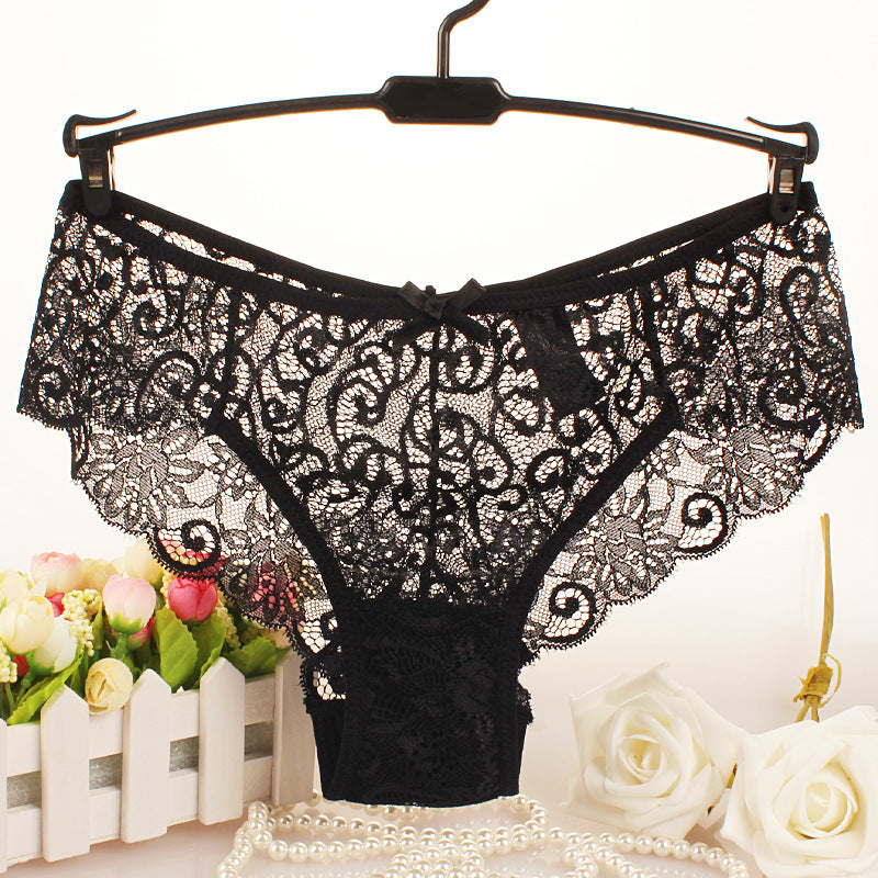 Lace Trim Women's Briefs - Ladies' Triangle Panties