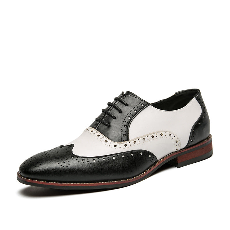 British Style Colorful Lace-Up Brogues for Men