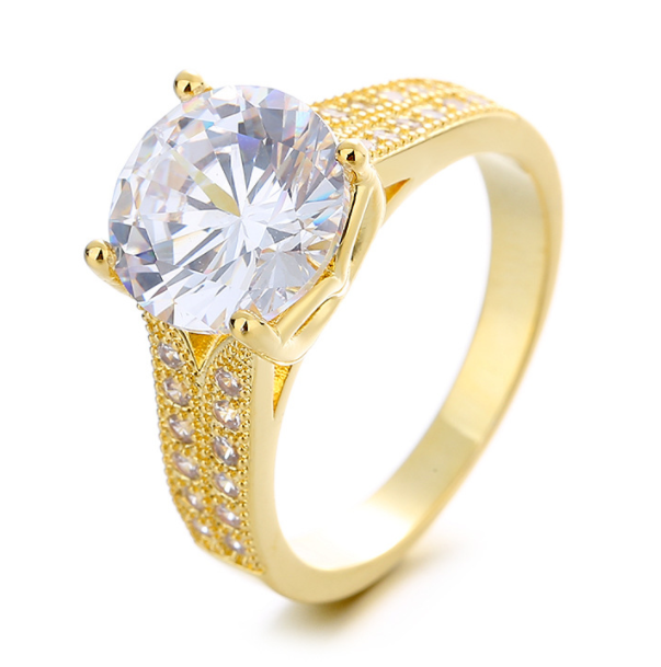 Micro Set Zircon Women's Ring