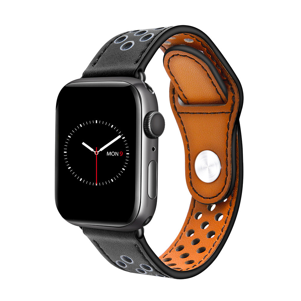 Leather Bracelet Watch Chain for Men and Women
